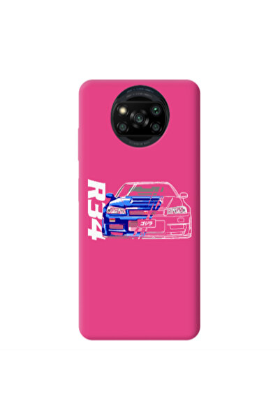 Other Xiaomi Poco X3 /X3 Pro Blue R34 Fuchsia Colored Silicone TPU Θήκη