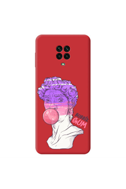 Other Xiaomi Redmi Note 9 Pro Pin Bubble Red Colored Silicone TPU Θήκη