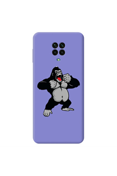 Other Xiaomi Redmi Note 9 Pro Angry Gorilla2 Purple Colored Silicone TPU Θήκη