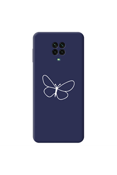 Other Xiaomi Redmi Note 9 Pro butterfly Dark blue Colored Silicone TPU Θήκη