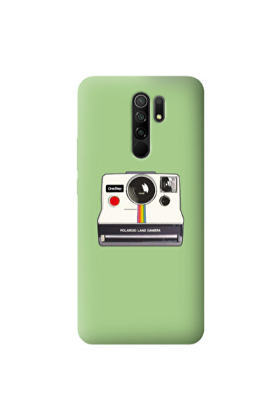 Other Xiaomi Redmi 9 Polaroid land camera Light Green Colored Silicone TPU Θήκη