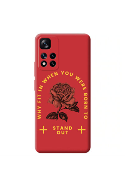 Other Xiaomi Redmi Note 11 Pro 5G Stand out Red Colored Silicone TPU Θήκη