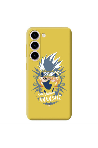 Other Samsung S23 Anime Mangoo Yellow Colored Silicone TPU Θήκη