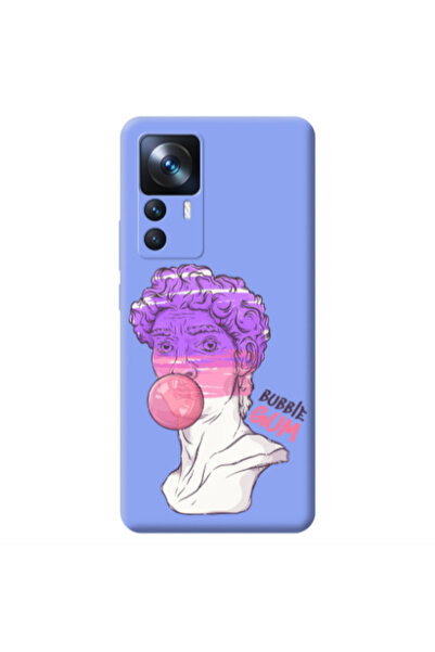 Other Xiaomi Mi 12T Pin Bubble Light Purple Colored Silicone TPU Θήκη