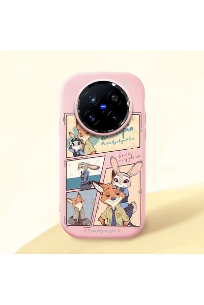 ucuc Vivo X200 Pro Compatible Shock-Absorbing Camera Protected Pink Silicone ...