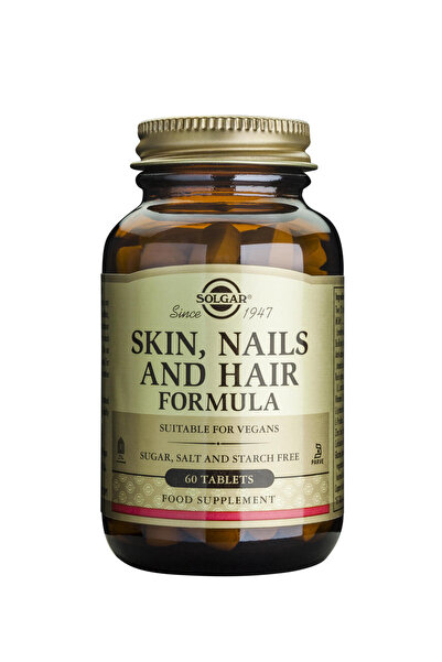 Solgar Skin Nails And Hair Formula 60tb (Formula pentru piele, unghii si par)