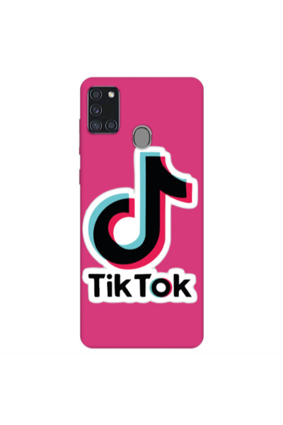 Other Samsung A21S Tik Tok Fuchsia Colored Silicone TPU Θήκη