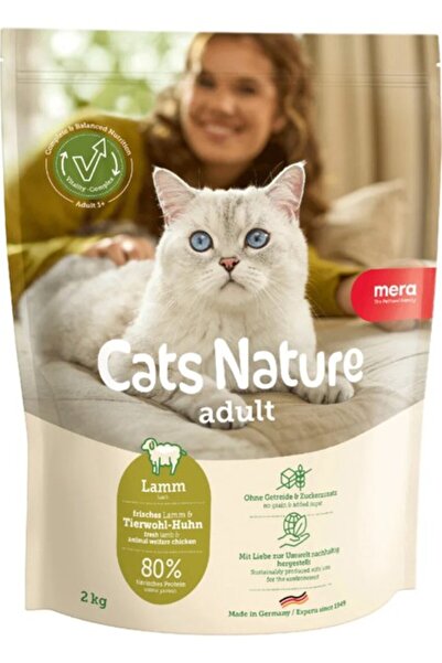 Mera Cats Nature Tahılsız Kuzu Etli Yetişkin Kedi Maması 2 kg
