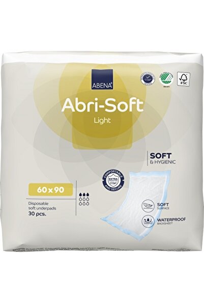 abena Protecții de pat Abri Soft Light - 60 x 90 cm - 30 bucăți