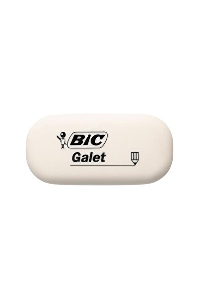 MC Micostore Гума Bic Galet 927866, овална, 58x28x13мм, бяла