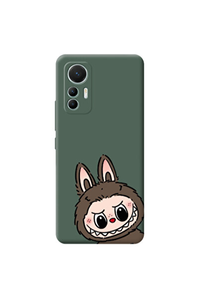 Other Xiaomi Mi 12 Lite Labubu7 Dark Green Colored Silicone TPU Θήκη