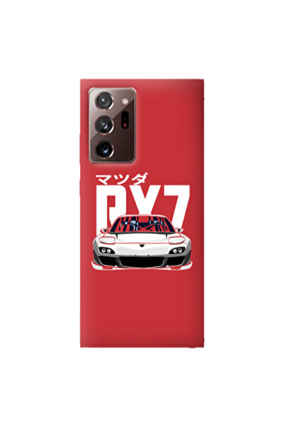 Other Samsung Note 20 Plus Car Rx7 Red Colored Silicone TPU Θήκη