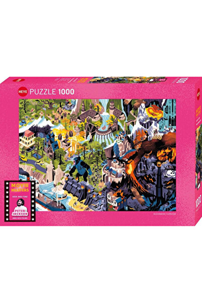 Heye Puzzle 1000 piese multicolor 70x50cm