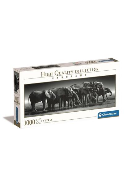 CLEMENTONI Puzzle 1000 piese, - Turma de uriasi, Carton, 98x33 cm, Multicolor