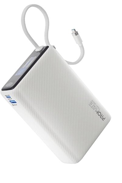 Generic Promate 20000Mah Power Bank With Built-In Usb-C Cable, 35W Pd Fast Ch...