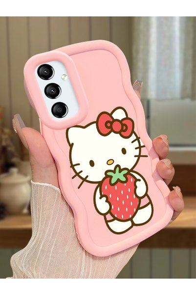 Hontinga Samsung Galaxy A24 Compatible Case Camera Protector Pink Silicone Co...