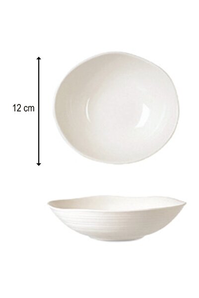 rinart 6-Pack Kayla Bowl 12cm Cream