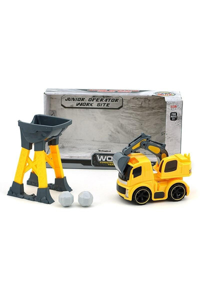 OEM Excavator ADAR cu container pentru resturi, lumina si sunet, 42x21,5x13cm