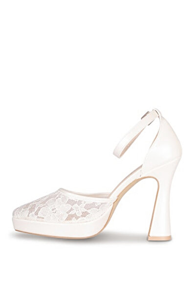 Solly Damla Wedding Dress Lace Platform Heeled Evening Dress Women's Shoes