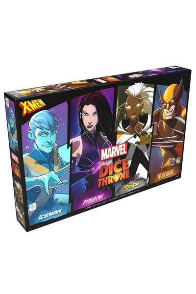 OEM Gra Marvel Dice Throne Iceman Psylocke Storm Wolverine Lucky Duck