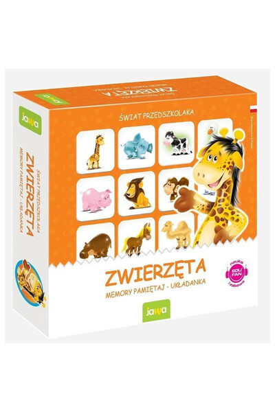 OEM Joc de memorie Animale mini JAWA pentru copii 4+ - puzzle educativ