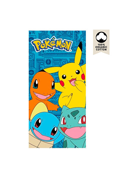 OEM Nintendo - Prosop de plajă oficial Pokemon din bumbac, accesoriu premium