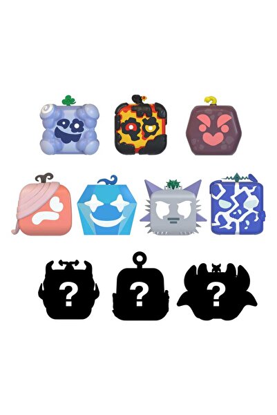 OEM Figurină de colecție Blox Fruits 7 cm Seria 2 - Set de expunere 24 buc.