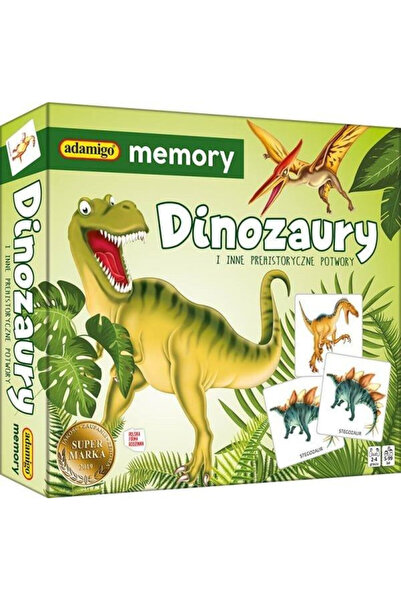 OEM Joc de memorie/memory Adamigo Dinozaury, educativ, dezvolta memoria, mult...