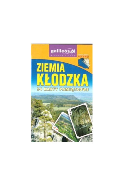OEM Cărți poștale din Tara Klodzko - Harta, 48 bucăți, 61x96 mm
