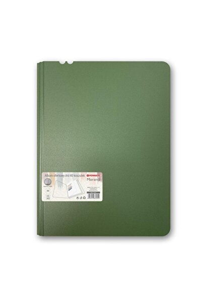 OEM Album Penmate A4, 40 file, verde Morandi, copertă 1,8 mm, PP reciclat