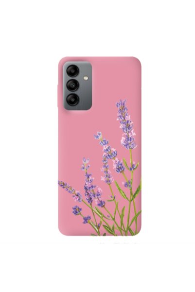 Other Samsung A04S Flowers 8 Pink Colored Silicone TPU Θήκη