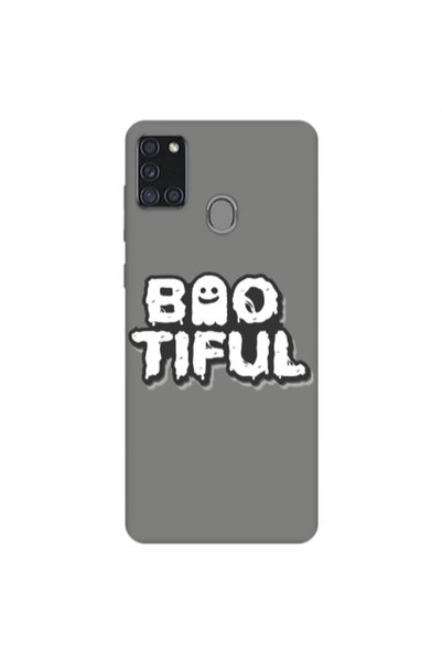 Other Samsung A21S Baotiful Grey Colored Silicone TPU Θήκη