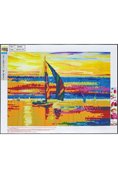 Centrum Set de artizanat Centrum, mozaic 5D, multicolor, 30x40cm