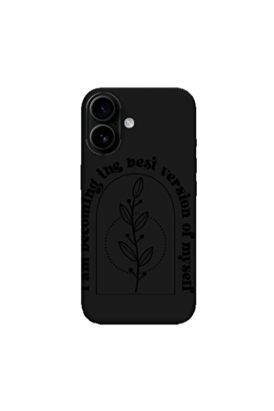 Other Apple Iphone 16 plus I am Becoming Black Colored Silicone TPU Θήκη