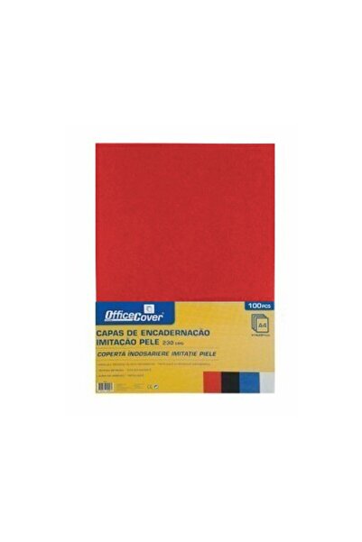 MC Micostore Coperta indosariere A4 Office Cover LG-01, carton rosu, imitatie...