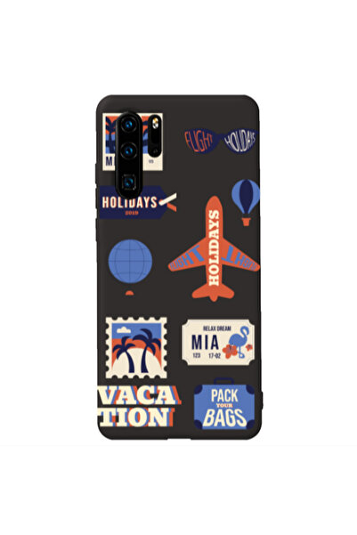 Other Huawei P30 Pro Vacation Black Colored Silicone TPU Θήκη