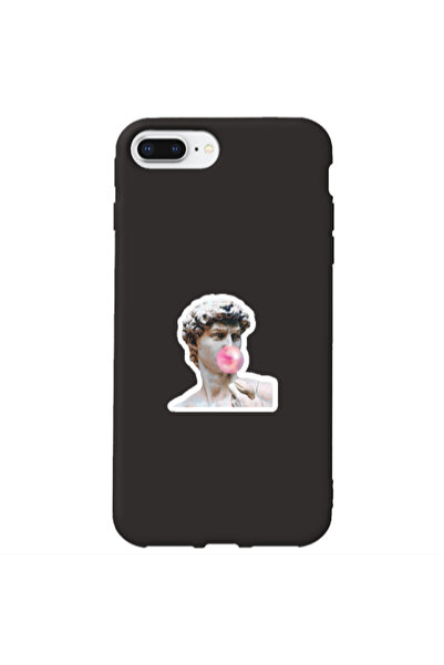 Other Apple iPhone 7 Plus Bubble Black Colored Silicone TPU Θήκη