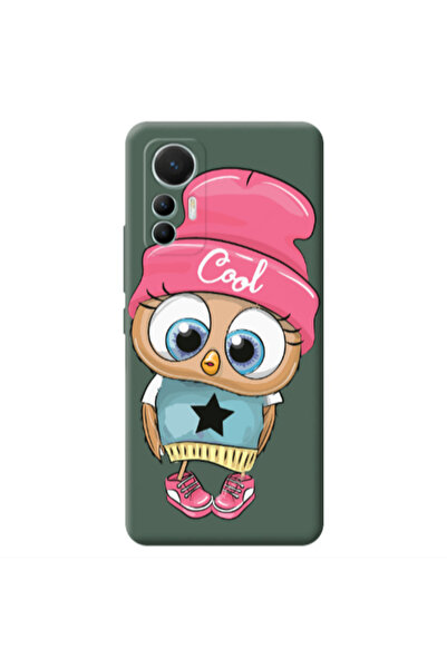 Other Xiaomi Mi 12 Lite Cool Star Dark Green Colored Silicone TPU Θήκη