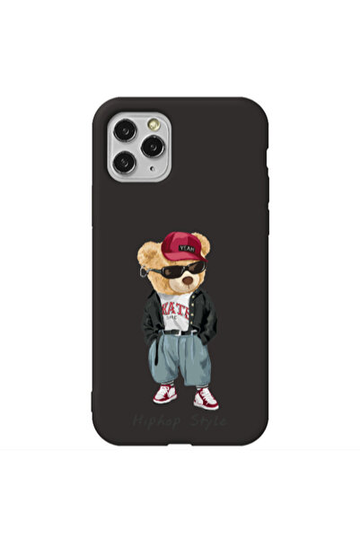 Other Apple iPhone 11 Pro Hip hop style Black Colored Silicone TPU Θήκη