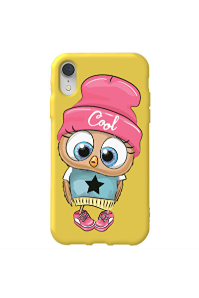 Other Apple iPhone Xr Cool Star Yellow Colored Silicone TPU Θήκη