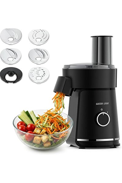 Green Lion 6-in-1 Electric Salad Maker & Vegetable Chopper, 200W Food Slicer,...