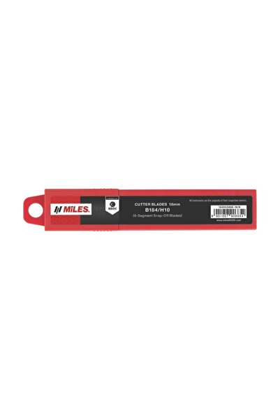 MC Micostore Резервни ножчета MILES BR184-H10, острие 18 мм, Комплект за горн...