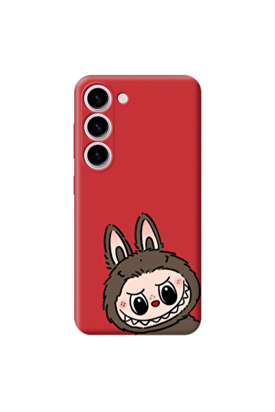 Other Samsung S23 Plus Labubu7 Red Colored Silicone TPU Θήκη