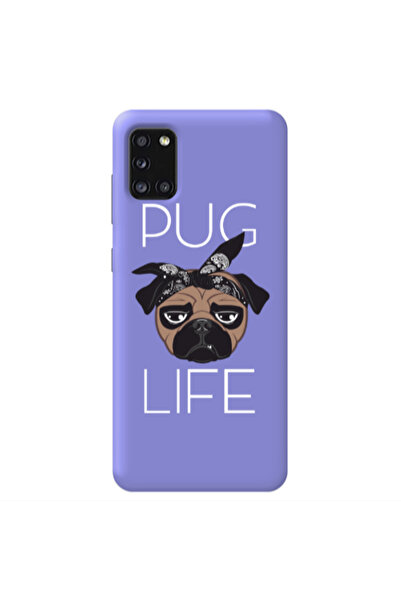 Other Samsung A41 Pug Life Purple Colored Silicone TPU Θήκη