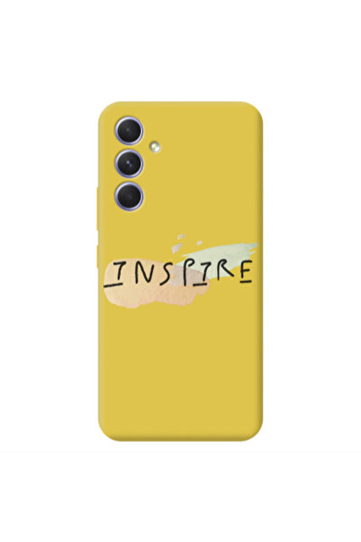 Other Samsung A55 Inspire Yellow Colored Silicone TPU Θήκη