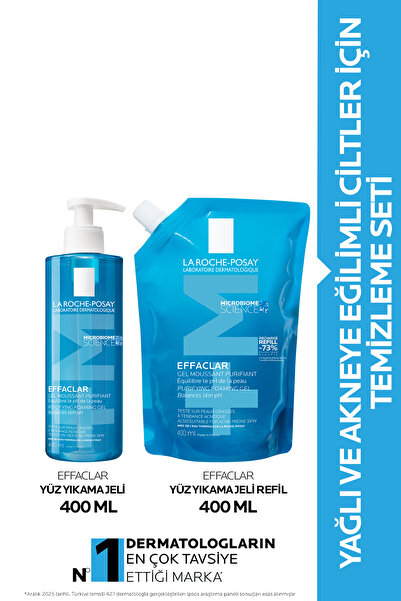 La Roche Posay Yağlı ve Akneye Eğilimli Ciltler için Temizleme Seti