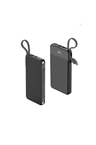 MİKROGATE Logimax 10000 mAh (Dahili Kablolu) Powerbank