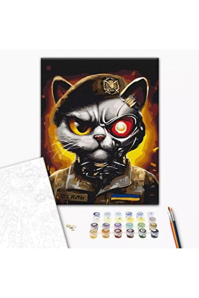 MC Micostore Рисуване по номера Комплект горна и долна част 40x50см, Brushme ...