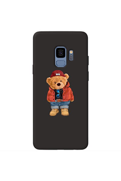Other Samsung S9 Plus Bear in a hat Black Colored Silicone TPU Θήκη