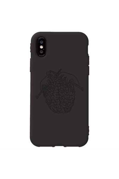 Other Apple iPhone Xs Find Yourself 8 Black Colored Silicone TPU Θήκη